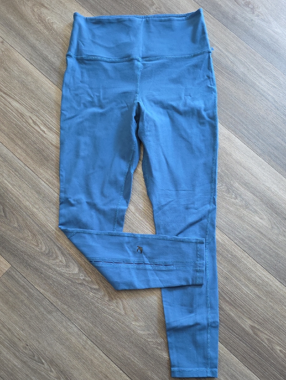 Glyder Teal-Blue High-Rise Seam Leggings